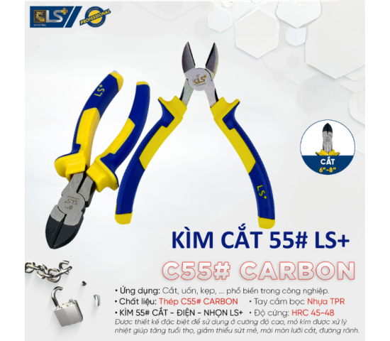 Kìm 55# cắt LS+ 