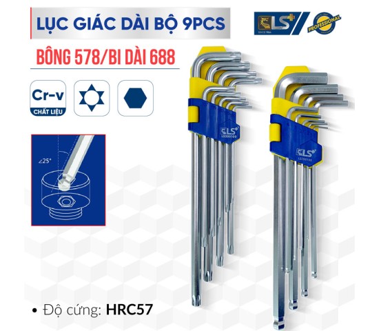 Lục giác bộ bi dài LS+