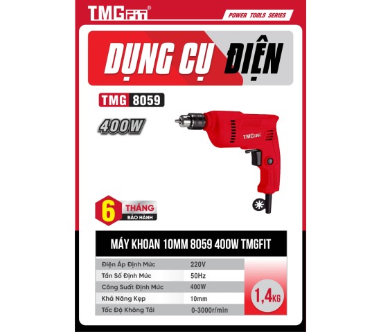 Máy khoan sắt 10mm 400W 8059