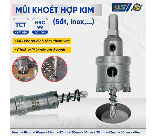 Mũi khoét hợp kim LS+ 