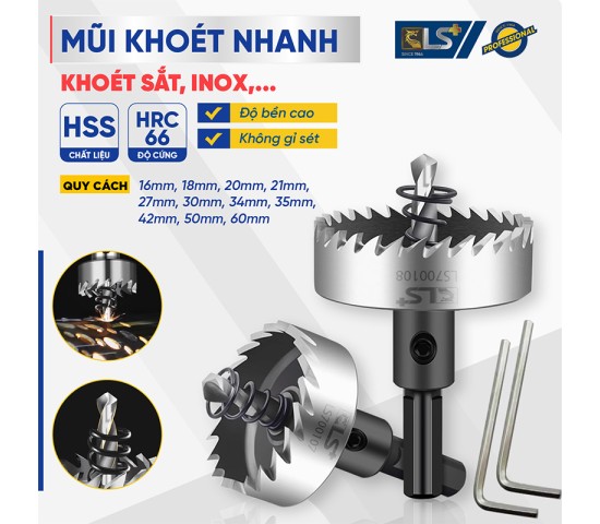 Mũi Khoét Nhanh 20mm LS+