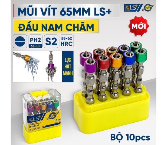 Mũi vít đầu nam châm LS+ 