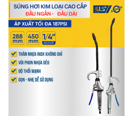 Súng hơi kim loại cao cấp LS+