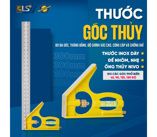 Thước góc thuỷ LS+